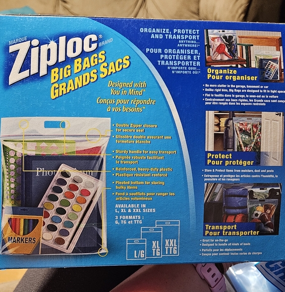 Ziploc 5 big bags size large - Picture 4 of 5